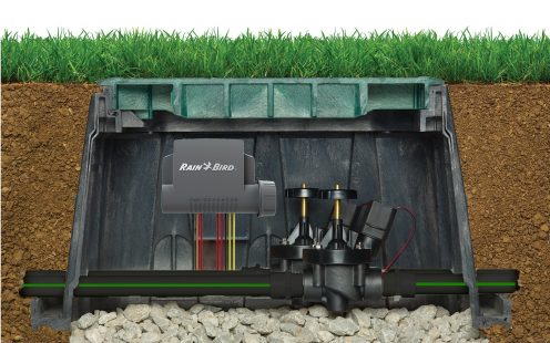 Querschnitt Batteriesteuergerät in Ventilbox