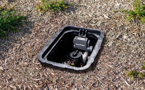 Batteriesteuergerät in Ventilbox